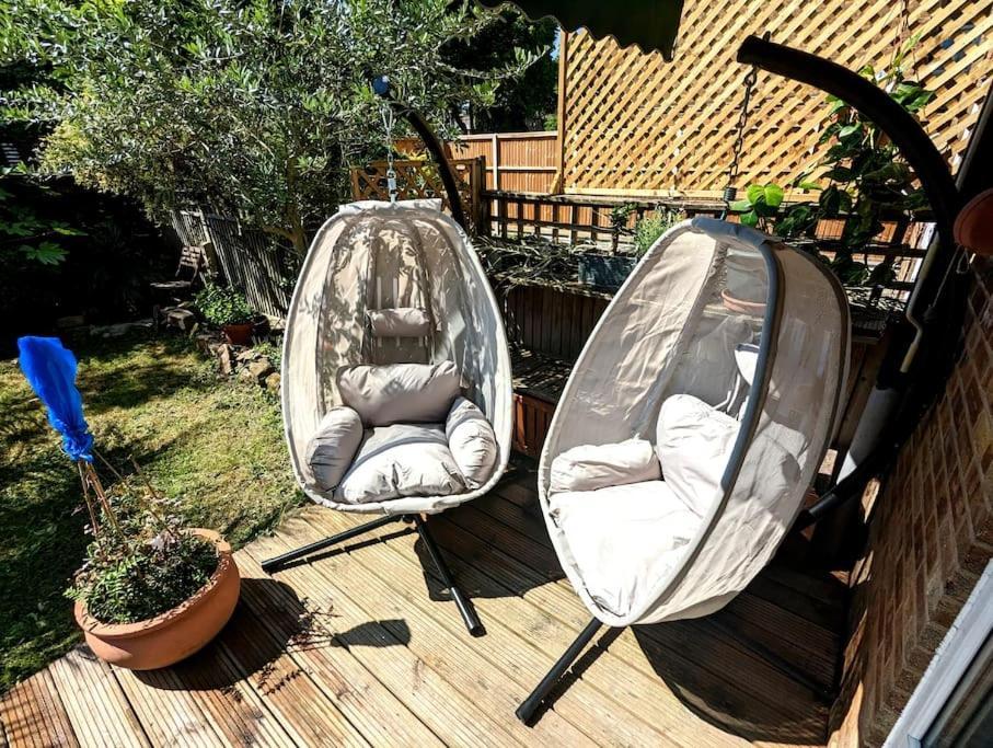 ロンドンCharming 2-Bed Garden Flatアパートメント エクステリア 写真